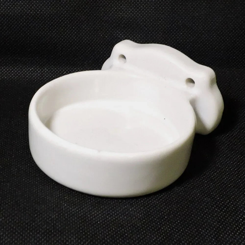 Vintage White Porcelain Toothbrush Holder And Cup Holder Bath Fixtures